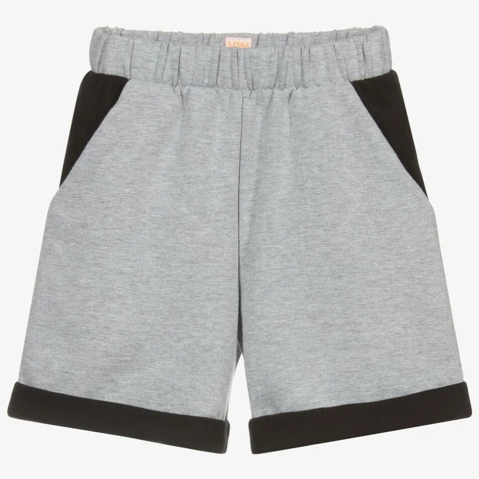 Wauw Capow Grey Organic Cotton Shorts