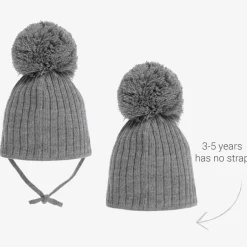 Sätila of Sweden Grey Park Large Pom-Pom Hat Hot
