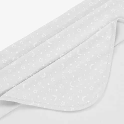 Kissy Kissy Grey Pima Cotton Crescent Moonlight Blanket (73cm) Outlet