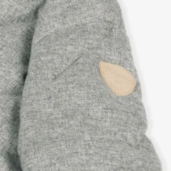 Bonpoint Grey Quilted Down Snowsuit Hot