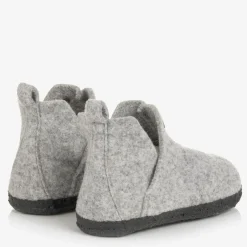 Birkenstock Grey Wool Felt Slippers Best