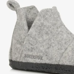 Birkenstock Grey Wool Felt Slippers Best