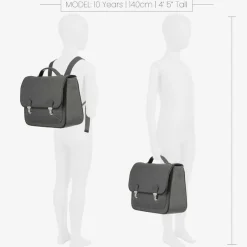 Age of Innocence Grey Wool Satchel Backpack (34cm) Best