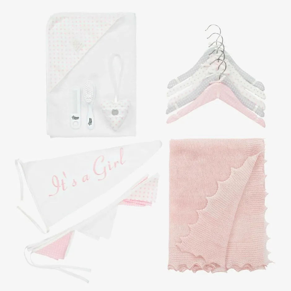 English Trousseau It's A Girl Keepsake Baby Gift Set Clearance