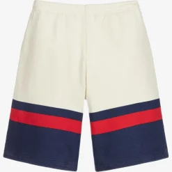 Gucci Ivory & Blue Jersey Shorts Best