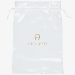 AIGNER Ivory & Gold Cotton Babysuit Set Clearance