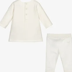 Moncler Enfant Ivory & Silver Leggings Set Online