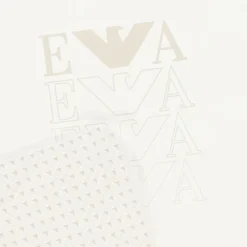 Emporio Armani Ivory & Beige Cotton Padded Blanket (73cm)