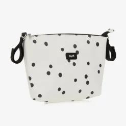 Mayoral Ivory & Black Spot Stroller Bag (33cm) Online