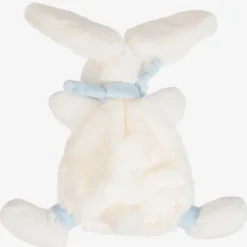 Doudou et Compagnie Ivory & Blue Plush Bunny Doudou (26cm) Best