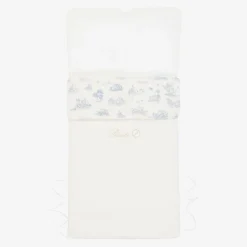 Pureté Du... Bébé Ivory & Blue Toile de Jouy Nest (75cm) Online