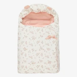 Mayoral Newborn Ivory & Pink Baby Nest (75cm) Sale