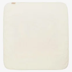 Gucci Ivory & Red Cotton Interlocking G Blanket (80cm)