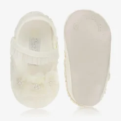 Sarah Louise Ivory Baby Pre-Walker Shoes Clearance