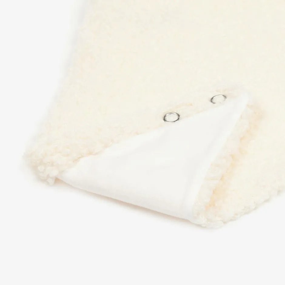 Jamiks Ivory Bouclé Baby Scarf Sale
