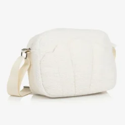 Elodie Ivory Bouclé Shell Changing Bag (34cm) whitebouclé Best