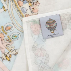 Atelier Choux Paris Ivory Cake Organic Cotton Swaddle (99cm) Discount