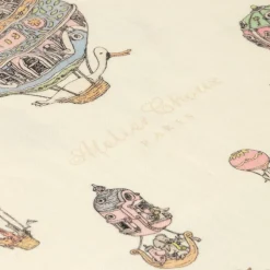 Atelier Choux Paris Ivory Cashmere Blanket (120cm) Hot