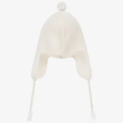 Bonpoint Ivory Cashmere Knit Hat Hot