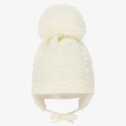 Sätila of Sweden Ivory Cassie Giant Pom-Pom Hat Outlet