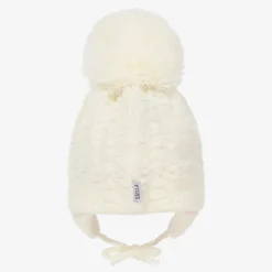 Sätila of Sweden Ivory Cassie Giant Pom-Pom Hat Outlet