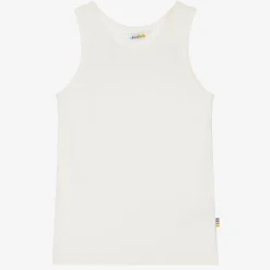 Joha Ivory Cotton & Wool Vest