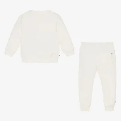 Tommy Hilfiger Ivory Cotton Baby Tracksuit Best