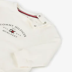 Tommy Hilfiger Ivory Cotton Baby Tracksuit Best