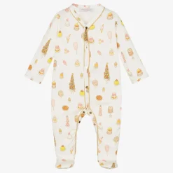 Atelier Choux Paris Ivory Cotton Babysuit Gift Set Best