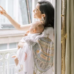 Atelier Choux Paris Ivory Cotton Babysuit Gift Set