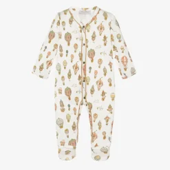 Atelier Choux Paris Ivory Cotton Babysuit Gift Set