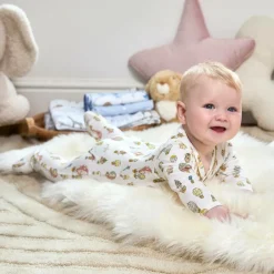 Atelier Choux Paris Ivory Cotton Balloons Babygrow Discount