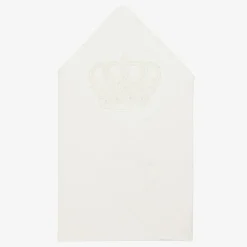 Sofija Ivory Cotton Blanket & Hat Gift Set Outlet