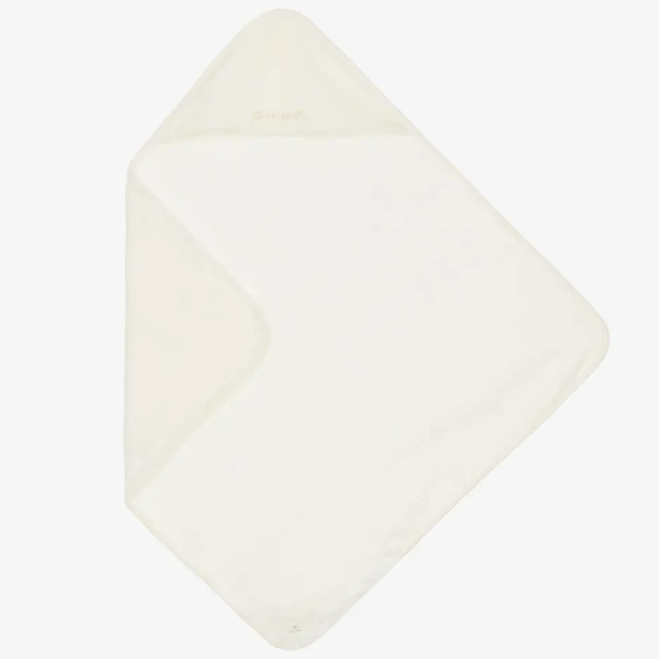 Absorba Ivory Cotton Hooded Towel (73cm) Clearance