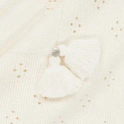 Dr. Kid Ivory Cotton Knit Baby Blanket (92cm) Discount