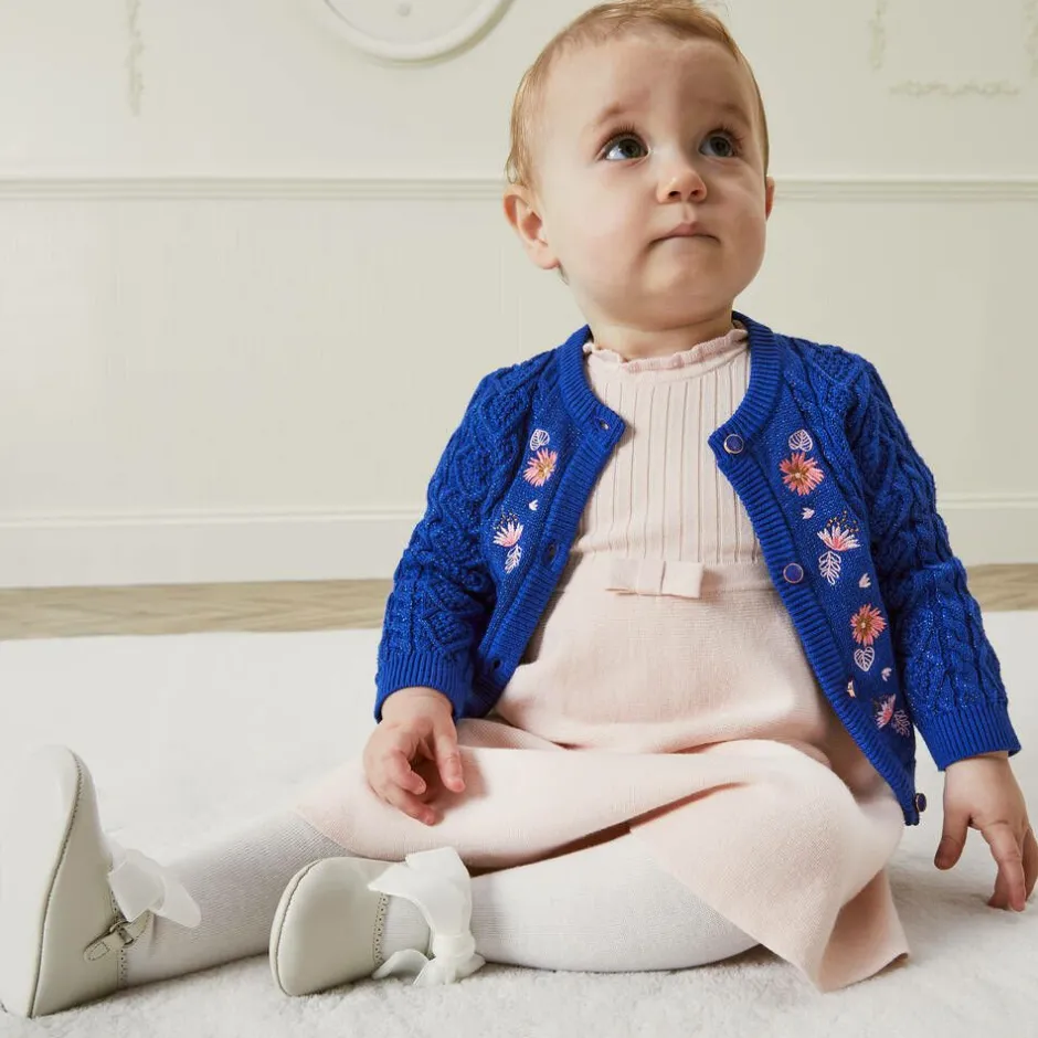 Falke Ivory Cotton Knit Baby Tights Online