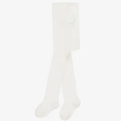 Falke Ivory Cotton Knit Baby Tights Online