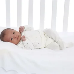 Minutus Ivory Cotton Knit Baby Trousers Sale