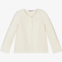 Babidu Ivory Cotton Knit Cardigan Best