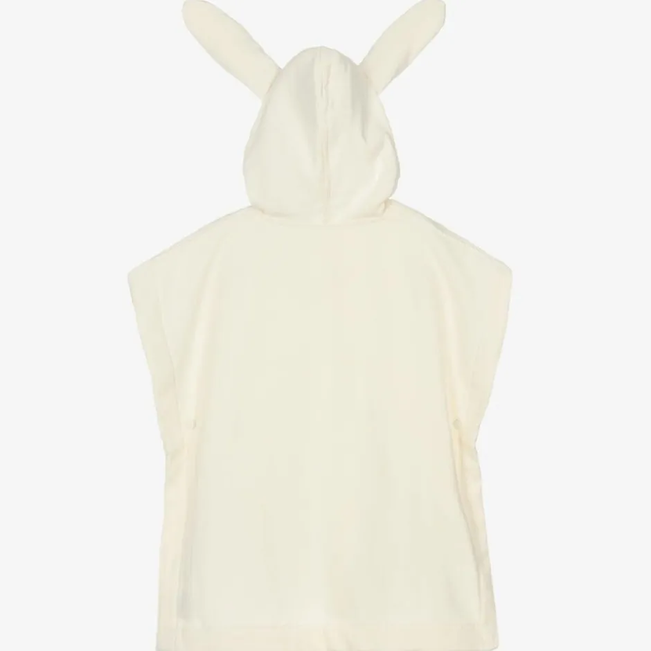 Elodie Ivory Cotton Poncho Towel Hot