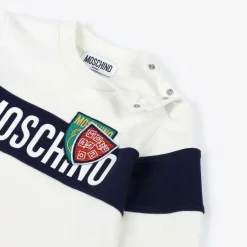 Moschino Baby Ivory Cotton Sweatshirt Online