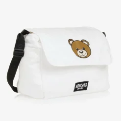 Moschino Baby Ivory Cotton Teddy Bear Changing Bag (49cm) Hot