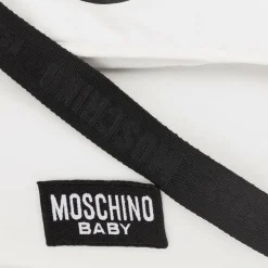 Moschino Baby Ivory Cotton Teddy Bear Changing Bag (49cm) Hot