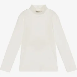 Everything Must Change Ivory Cotton Turtleneck Top Best