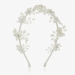 Sienna Likes To Party Ivory Crystal & Pearl Hairband Online