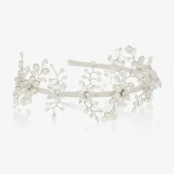 Sienna Likes To Party Ivory Crystal & Pearl Hairband Online