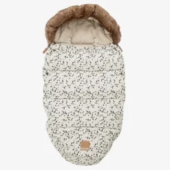 Elodie Ivory Dalmatian Print Footmuff (90cm) Hot