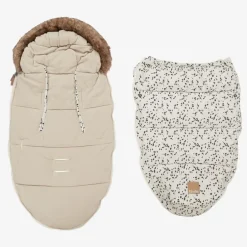 Elodie Ivory Dalmatian Print Footmuff (90cm) Hot