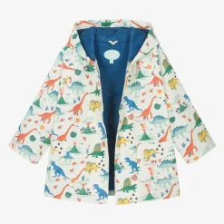 Powell Craft Ivory Dinosaur Print Raincoat Outlet