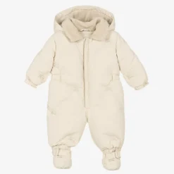 Burberry Ivory Down Padded Baby EKD Snowsuit Soap New